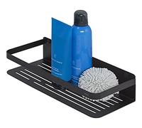 Tiger Caddy Shower Basket Large, Stainless Steel, Black, 32 x 70 x 13.6 cm