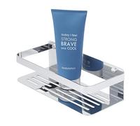 Tiger Caddy Shower Basket, Stainless Steel, Chrome, 24 x 7 x 10.6 cm