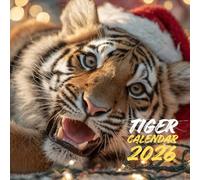 Tiger Calendar 2026: Powerful Tigers Monthly Planner: A Bold 12-Month Featuring Stunning Tiger Photography from the Wild
