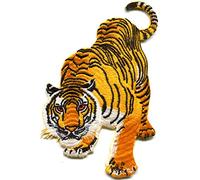 Tiger cat Puma Jaguar Lion Leopard Wildlife Embroidered Applique Iron-on Patch Size Large New by TKPatch