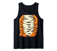 Tiger Chest Halloween Costume Funny Men Boys Tigers Costumes Tank Top