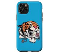 Tiger Classic Arcade Pixel Gaming Retro Controller Gamer Case for iPhone 11 Pro