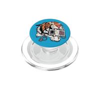 Tiger Classic Arcade Pixel Gaming Retro Controller Gamer PopSockets PopGrip for MagSafe