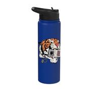 Tiger Classic Arcade Pixel Gaming Retro Controller Gamer Stainless Steel Insulated Water Bottle