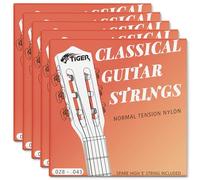 Tiger Classical Nylon Guitar Strings - Pack of 5 Sets