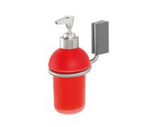 Tiger Cliqit Soap Dispenser, Stainless Steel Brushed, Dark Grey, 7.6 x 16.2 x 12.3 cm