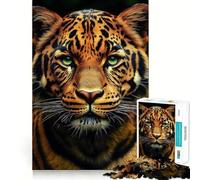 Tiger Close-Up Animal 1000 Pieces Jigsaw Puzzles for Adults Smart Game Stress Release Pattern Assembly Xmas Surprise 38x52cm
