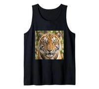Tiger Close Up Portrait Intense Wildlife Animal Face Tank Top
