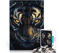 Tiger Close-Upjigsaw 1000 pieces for teenagers Help the brain exercise addictive toys to cultivate patience for Home Decoration 38x26cm