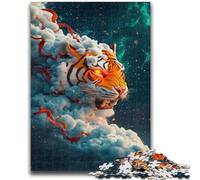 Tiger Cloud Jigsaws Puzzles 1000 Pieces for Adults Gifts,Decompressing Intellectual Educational Toy Great Gifts And Toys (50x75cm)
