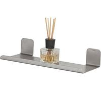 Tiger Colar Bathroom shelf 30 cm Brushed stainless steel