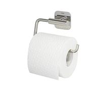 Tiger Colar Toilet Roll Holder, Mounting without Drilling, Stainless Steel Polished, 14.6 x 9.9 x 3.4 cm