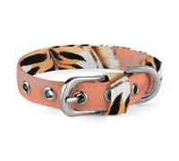 Tiger Colorful Sunset Dog Collar for Small Medium Dogs Breakaway Cute Kitten Cat Collar Soft Adjustable Dog Collars with Safety Buckle,Pet Accessories for Walking Running