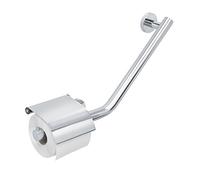 Tiger Comfort & Safety Grab Rail with Toilet Roll Holder, Stainless Steel Polished, 40.4 x 24.1 x 8 cm