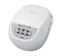 Tiger Corporation JBV-A10U-W 5.5-Cup Micom Rice Cooker with Food Steamer and Slow Cooker, White