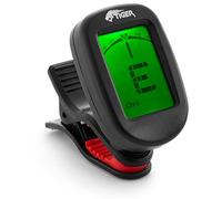 TIGER CT-99 Chromatic Clip-On Tuner for Electric, Acoustic, Bass Guitar, Ukulele, Violin, Banjo - Black