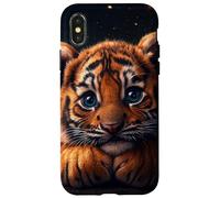 Tiger Cub Case Baby BigCat Cute Blue Eyes Wildlife Adorable Case for iPhone X/XS