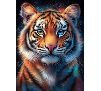 Tiger Cub in A Magical Forest 300 Piece Complete Premium Jigsaw Puzzle Science Fiction Magical Dream Collectors Mind Relaxation Educational Decorative Puzzle Gifts for Adults Premium Cardboard 300 P