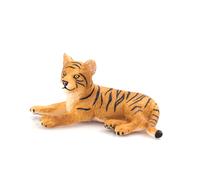 Tiger Cub Laying Down Toy Realistic Big Cat Model