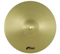 TIGER CYM14-BR 16” Beginners Crash Cymbal - Ideal Add-On for Starter Drum Kits