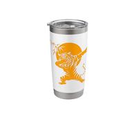Tiger Dab Dance Moves Fun Kids Stainless Steel Insulated Tumbler