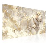 Tiger Diamond Painting Kits for Adults Large Full Drill Gold Diamond Art with Accessories, DIY 5D Gem Crystal Art Craft for Beginners Kids Embroidery for Home Wall Decor & Women Gifts, 40x90cm 2Z-672