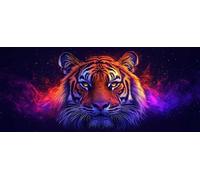 Tiger Diamond Painting Kits for Adults, Pattern Animal Diamond Art 5D DIY Full Round Drill Gem Crystal Art Kits Crafts for Adults for Home Room Decor, Bedroom Decor, Gifts 30 * 60cm -yym2603D7
