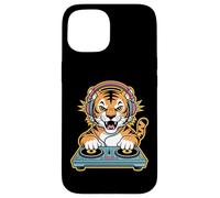 Tiger Dj Headphones Music Wild Beat Case for iPhone 15