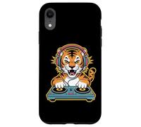 Tiger Dj Headphones Music Wild Beat Case for iPhone XR