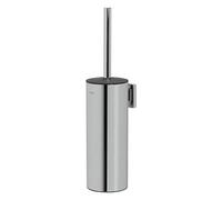 Tiger Dock Toilet Brush and Holder, Stainless Steel, Chrome, 8.9 x 38.2 x 11 cm