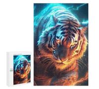 Tiger Electric Glow Jigsaw Puzzle for Adults And Families, 1000 PCS, A Mindful Leisure Activity for Puzzle Lovers, for Family Fun