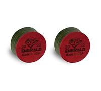 Tiger Emerald Laminated Billiard CUE Tips 2 (Two) pcs - 13 or 14 mm (14 mm)