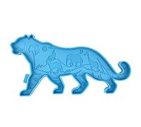 Tiger Epoxy Resin Mold Animals Silicone Resin Mold Tiger Epoxy Casting for Wall Hangings Home Decoration Casting Molds