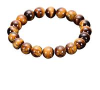 Tiger Eye Bangles Men 4-12mm Natural Energy Stone Beads Reiki Healing Bracelets For Women Jewelry(10mm)
