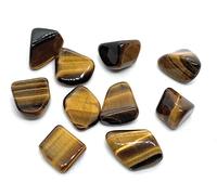 Tiger Eye (Gold) Mini Crystal Tumbled Stones - 10 Pc