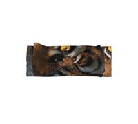 Tiger Eye Stare Baby Bow Headband-Soft Stretchy for 0-6 Months