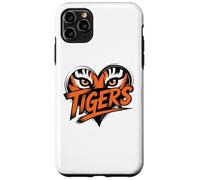 Tiger Eyes Heart Graphic Tee for Wildlife Lovers Case for iPhone 11 Pro Max