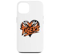 Tiger Eyes Heart Graphic Tee for Wildlife Lovers Case for iPhone 13