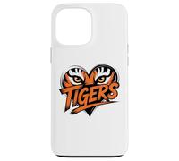 Tiger Eyes Heart Graphic Tee for Wildlife Lovers Case for iPhone 13 Pro Max