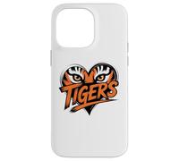 Tiger Eyes Heart Graphic Tee for Wildlife Lovers Case for iPhone 14 Pro Max