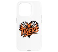 Tiger Eyes Heart Graphic Tee for Wildlife Lovers Case for iPhone 15 Pro