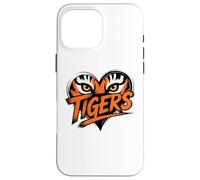 Tiger Eyes Heart Graphic Tee for Wildlife Lovers Case for iPhone 16 Pro Max