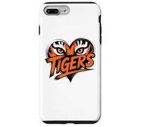 Tiger Eyes Heart Graphic Tee for Wildlife Lovers Case for iPhone 7 Plus/8 Plus
