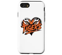 Tiger Eyes Heart Graphic Tee for Wildlife Lovers Case for iPhone SE (2020) / 7 / 8