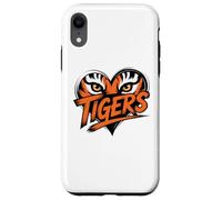 Tiger Eyes Heart Graphic Tee for Wildlife Lovers Case for iPhone XR