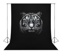Tiger Face Funny Photography Backdrop Background Washable Photo Studio Backdrops for Party Video Shooting
