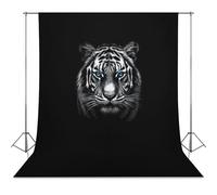 Tiger Face Funny Photography Backdrop Background Washable Photo Studio Backdrops for Party Video Shooting