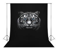 Tiger Face Funny Photography Backdrop Background Washable Photo Studio Backdrops for Party Video Shooting