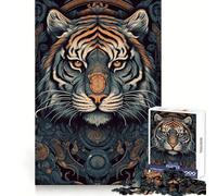 Tiger Fairyland 1000 Piece Jigsaw Puzzles for Teenagers Logic Ability Toy Calm Pastime Accurate Cut 38x52cm