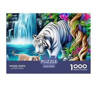 Tiger Falls Puzzle 1000 Pieces Adults Teens Leisure Time Brain Exercise Sturdy Box 70x50cm/1000pcs